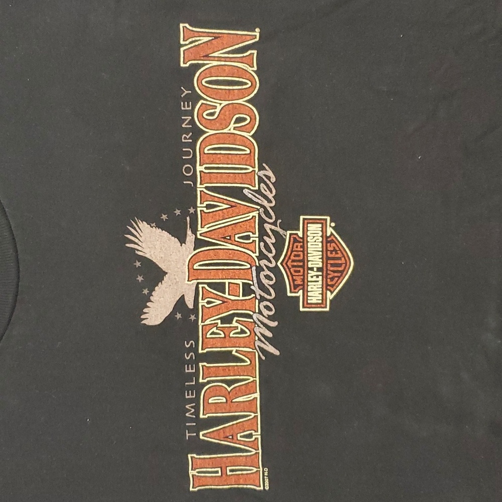Harley-Davidson of Ocala FL 2007 men's black XL t-shirt